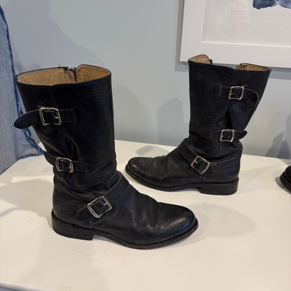 Frye Three Buckle Boots - Picture 1 of 12